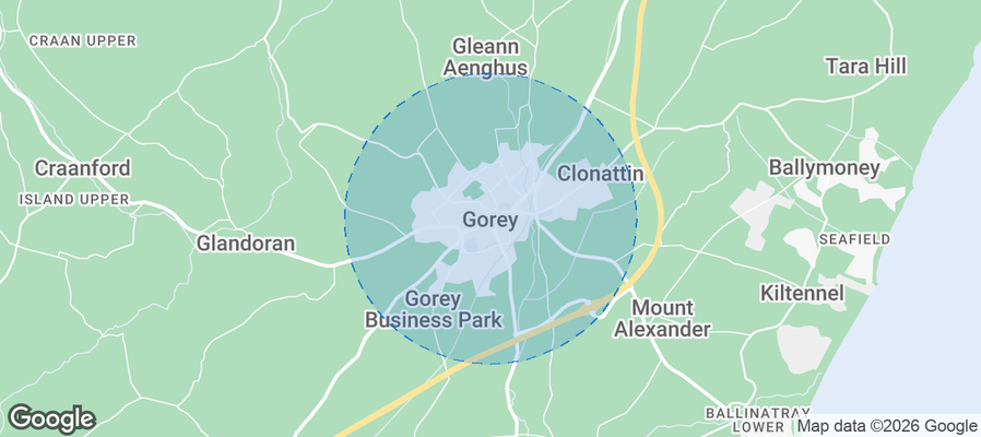 Gorey Airbnb map